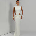 Serena Cut-Out Ruched Maxi Dress