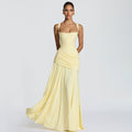Aurora Ruched Corset Maxi Dress