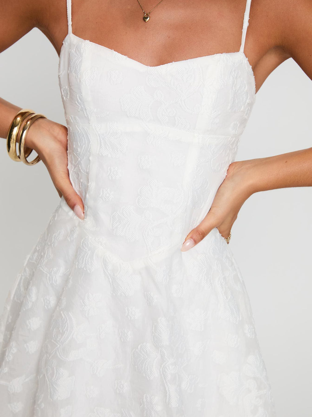 Sweetheart Lace Mini Dress