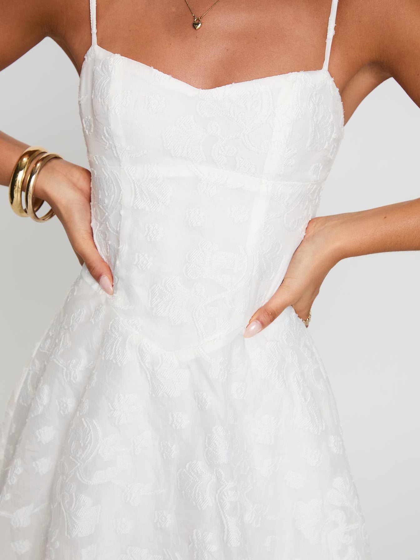 Sweetheart Lace Mini Dress