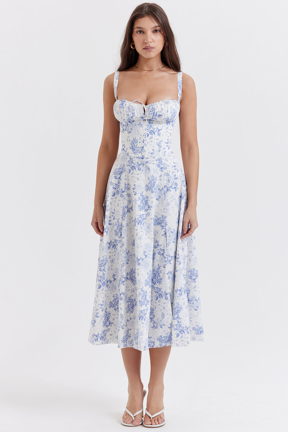 Bluebell Romance Floral Midi Dress