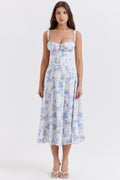 Bluebell Romance Floral Midi Dress