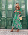 Willow Breeze Printed Maxi Dress