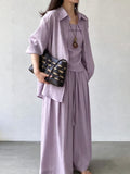 Luna Breeze 3-Piece Relaxed Lounge Set - Purple