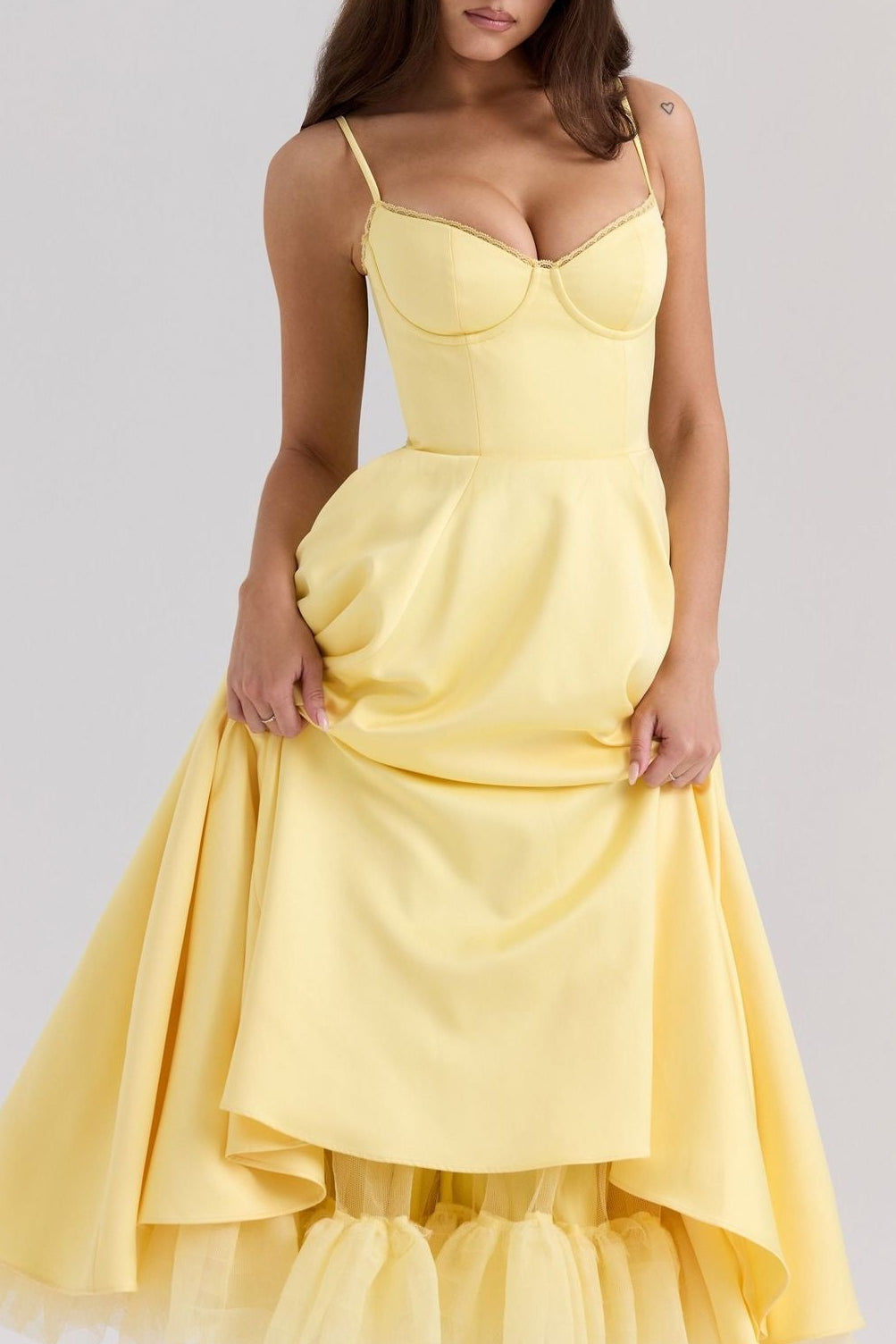 Waistband Sexy Space Girl Midi Dress - Pink