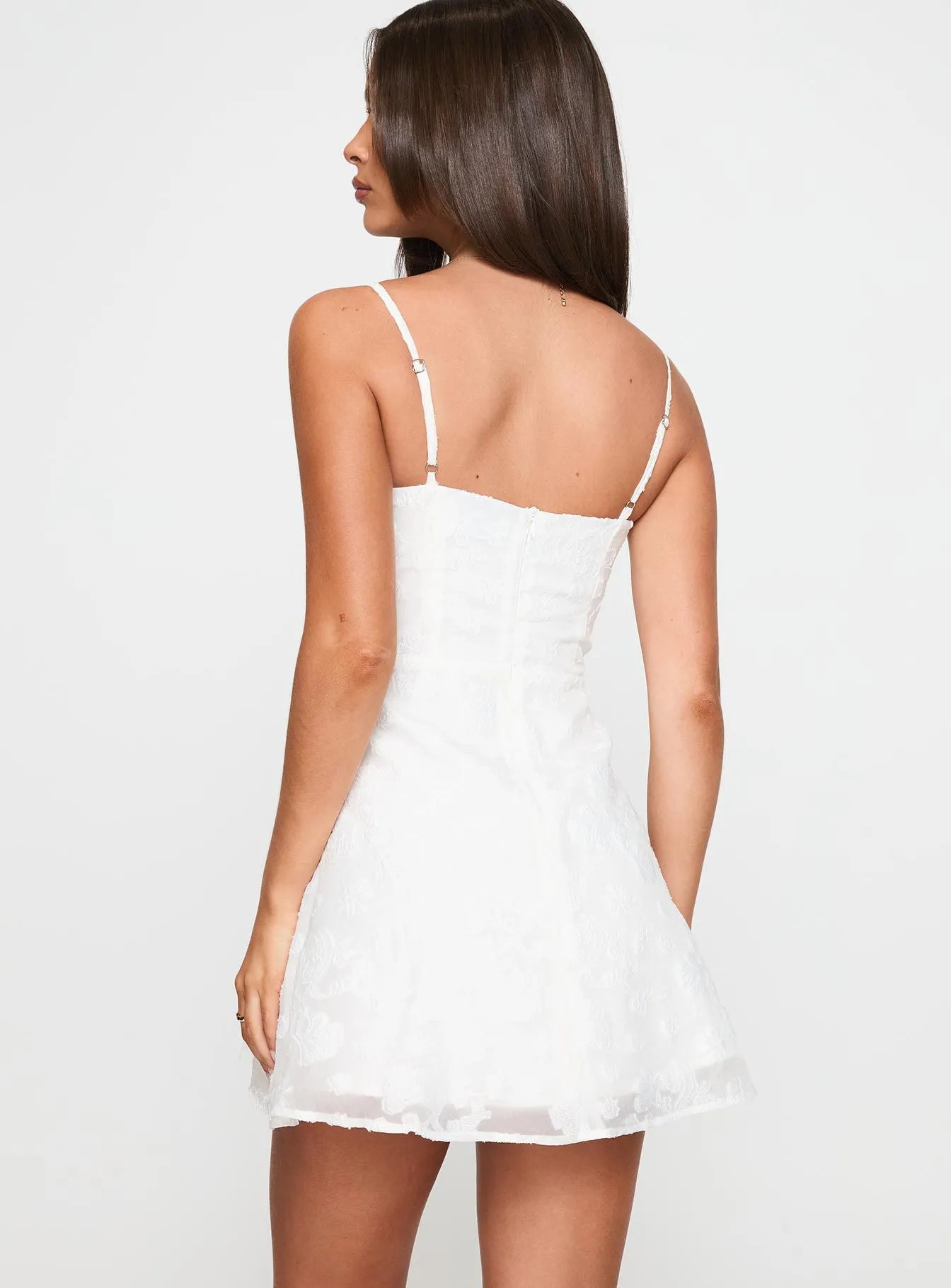 Sweetheart Lace Mini Dress