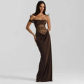 Valentina Lace Corset Maxi Dress