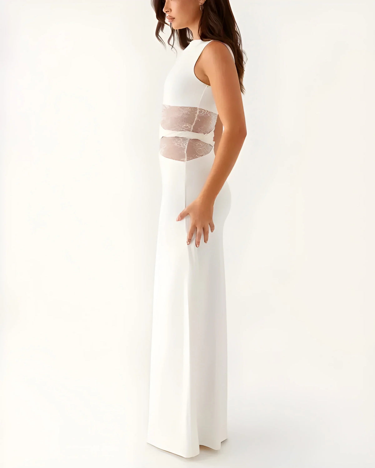 Celeste Lace Cut-Out Maxi Dress