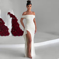 Seraphina Off-Shoulder Split Maxi Dress