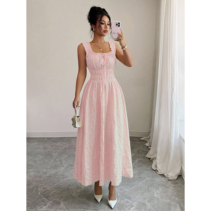 Rosalie Textured Smocked Maxi Dress