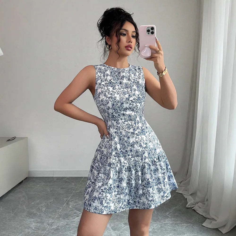 Willow Bloom Floral Mini Dress