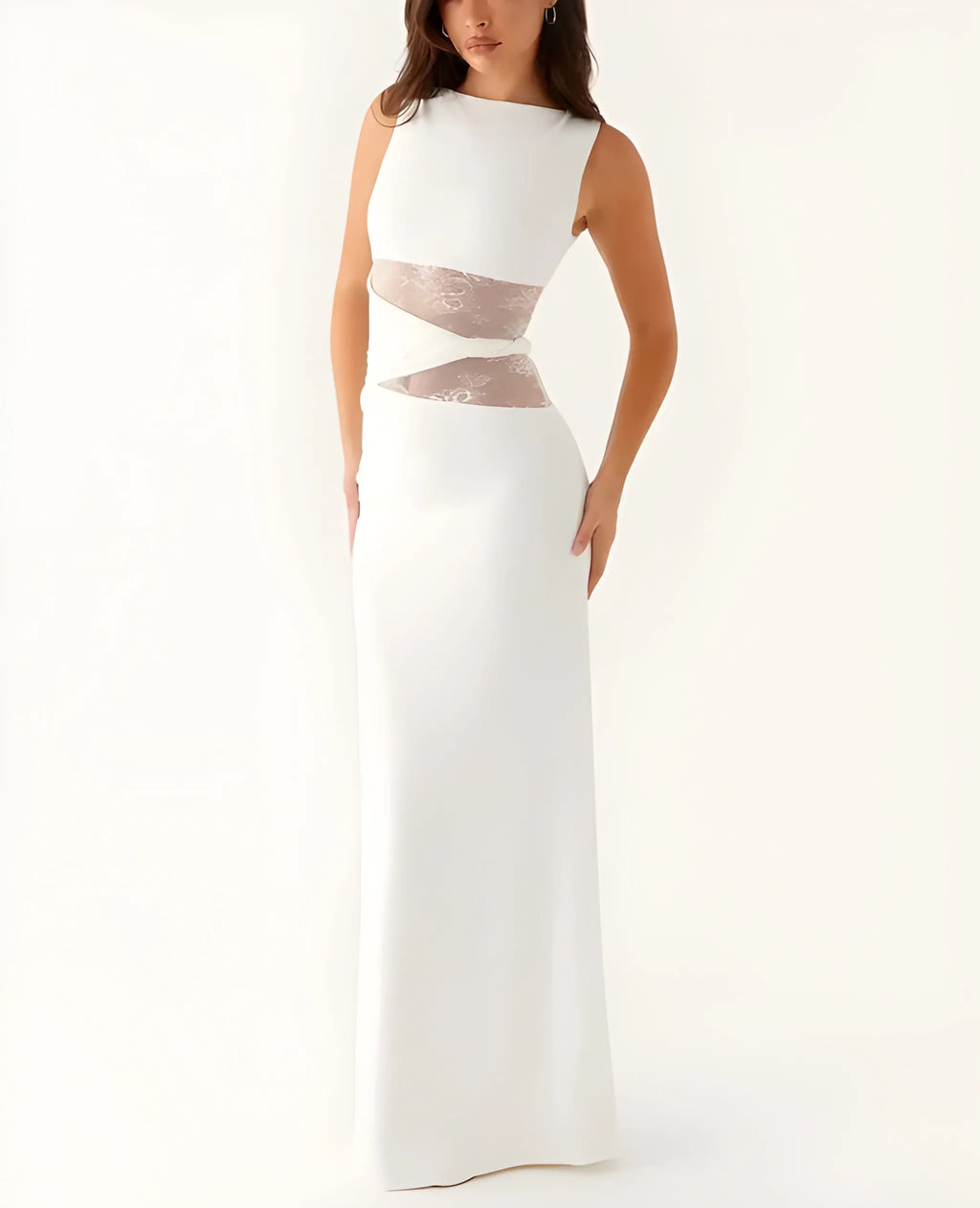 Celeste Lace Cut-Out Maxi Dress
