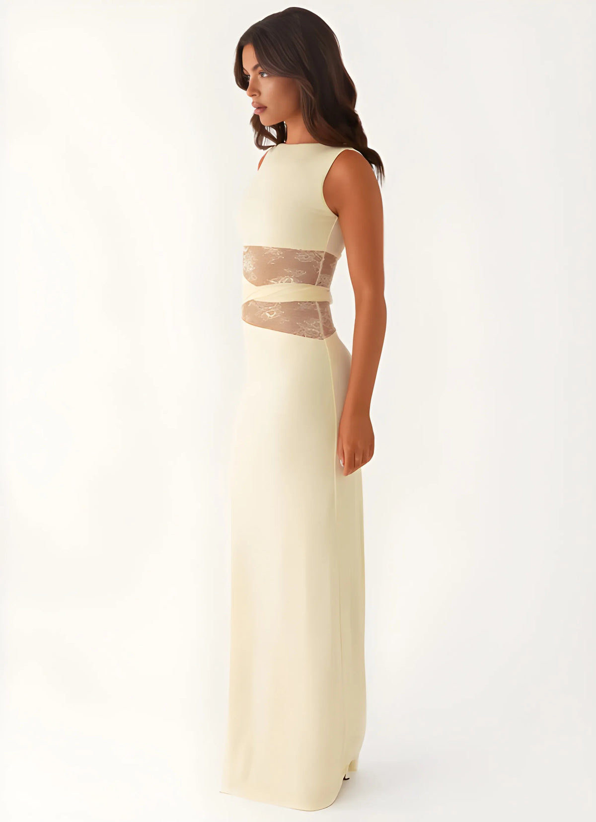 Celeste Lace Cut-Out Maxi Dress